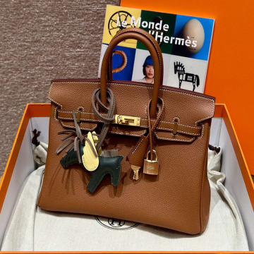 최고퀄 에르메스 올수공 버킨 25 Gold 토고 가죽 금장