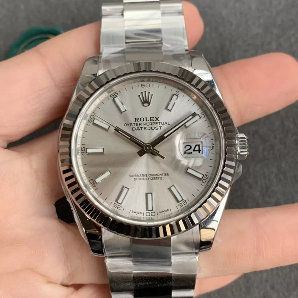 최고퀄 VS공장 롤렉스 데이저스트 실버 다이얼 오이스터 스틸 41mm 126334