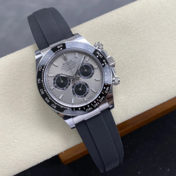 최고퀄 ARF공장 롤렉스 데이토나 고스트 다이얼 화이트 골드 금통 러버밴드 40mm 126519