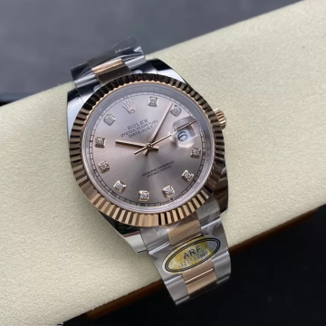 최고퀄 ARF공장 롤렉스 데이저스트 썬더스트 10P 다이얼 로즈 골드 오이스터 콤비 41mm 126331