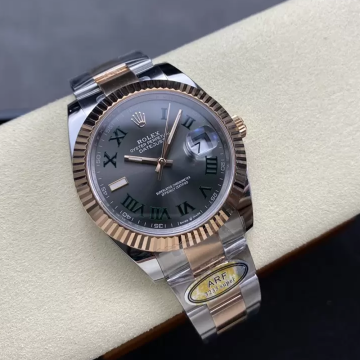 최고퀄 ARF공장 롤렉스 데이저스트 윔블던 다이얼 로즈 골드 오이스터 콤비 41mm 126331