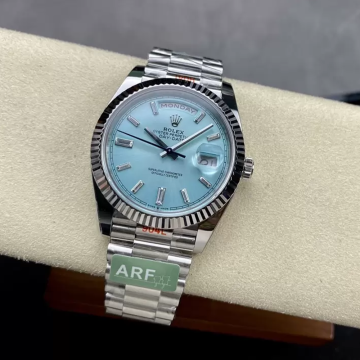 최고퀄 ARF공장 롤렉스 데이데이트 플래티넘 다이아 다이얼 화이트 골드 금통 40mm 228239
