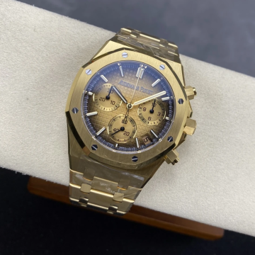 최고퀄 DD공장 오데마피게 로얄오크 크로노 그래프 옐로우 다이얼 옐로우 골드 금통 41mm 26240