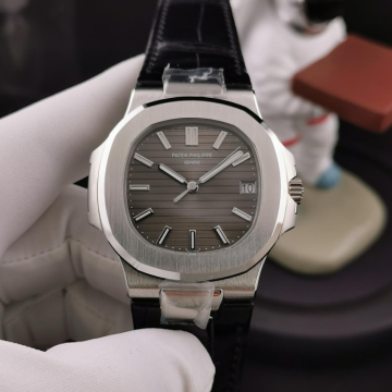 최고퀄 3K공장 파텍필립 노틸러스 그레이 다이얼 가죽밴드 5711