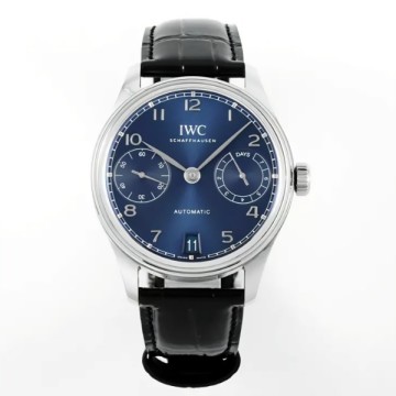 최고퀄 레플리카 IWC 포르투기저 오토매틱 42 블루 다이얼 IW501704