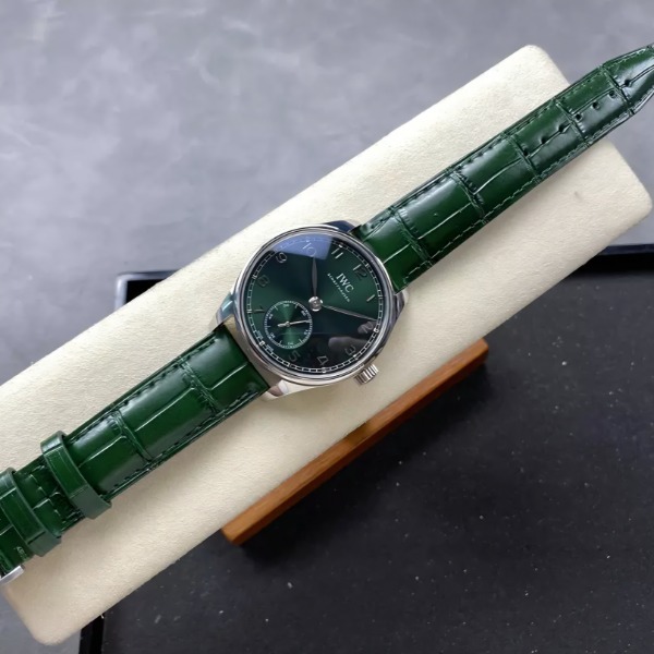 최고퀄 레플리카 GR공장 IWC 포르투기저 오토매틱 그린 다이얼 40 IW358310