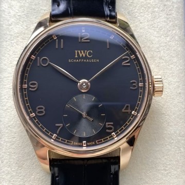 최고퀄 레플리카 IWC 포르투기저 오토매틱 블랙 다이얼 금통 40 IW358401