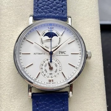 최고퀄 레플리카 IWC 포르토피노 컴플리트 캘린더 화이트 다이얼 IW359002