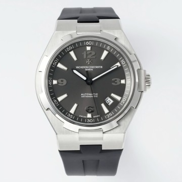 최고퀄 레플리카 PPF 공장 바쉐론 콘스탄틴 오버시즈 그레이 다이얼 러버밴드 42mm 47040