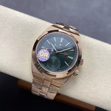 GR공장 바쉐론 콘스탄틴 오버시즈 듀얼타임 그린 다이얼 러버밴드 7920