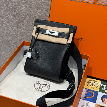 최고퀄 에르메스 올수공 핵아도 블랙 토고 가죽 은장