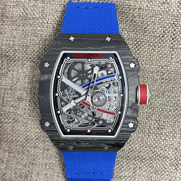 최고퀄 CNC 커스텀 리차드밀 세바스티앙 오지에 블랙 카본 RM67-02