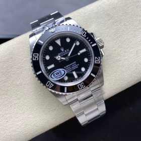 최고퀄 EW공장 롤렉스 신형 서브마리너 논데이트 블랙 다이얼 41mm 124060