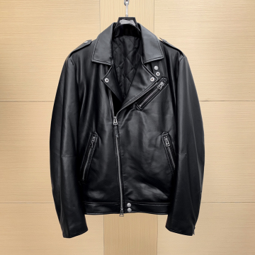 최고퀄 톰 포드 양가죽 레더 바이커 자켓