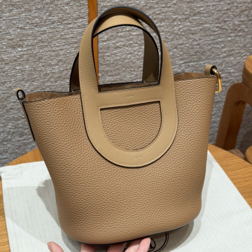 최고퀄 올수공 에르메스 인 더 루프 18 Chai 클레망스 가죽 골드 하드웨어