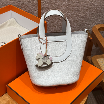 최고퀄 올수공 에르메스 인 더 루프 18 Girs pale 클레망스 가죽 골드 하드웨어