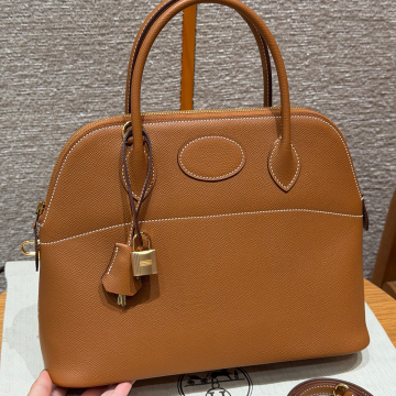 최고퀄 올수공 에르메스 볼리드 31 골드 브라운 엡송 가죽 골드 하드웨어