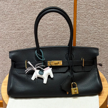 최고퀄 올수공 에르메스 숄더 버킨 42 블랙 에버컬러 가죽 골드 하드웨어
