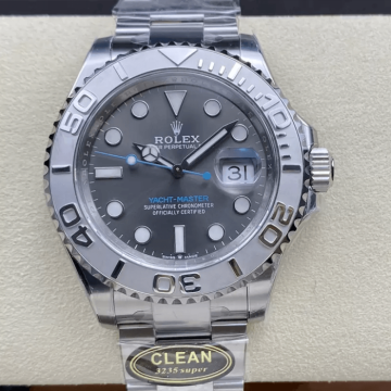 최고퀄 클린공장 롤렉스 요트마스터 그레이 다이얼 브레이슬릿 40mm 126622