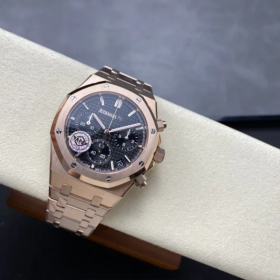 최고퀄 APS공장 오데마피게 로얄오크 크로노그래프 블랙 다이얼 41mm 26240 RG