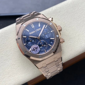 최고퀄 APS공장 오데마피게 로얄오크 크로노그래프 청판 다이얼 41mm 26240 RG