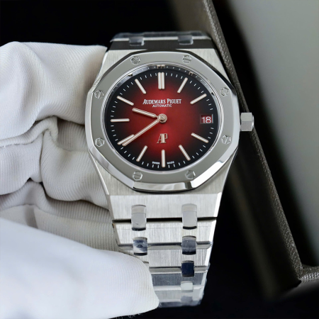 최고퀄 ZF공장 오데마피게 로얄오크 레드 다이얼 스틸 39mm 16202