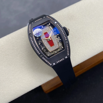 최고퀄 ZF공장 여성용 리차드밀 RM07 세라믹 베젤 레드 다이얼