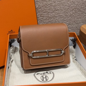 최고퀄 올수공 에르메스 룰리스 18 브라운 에버컬러 가죽 은장