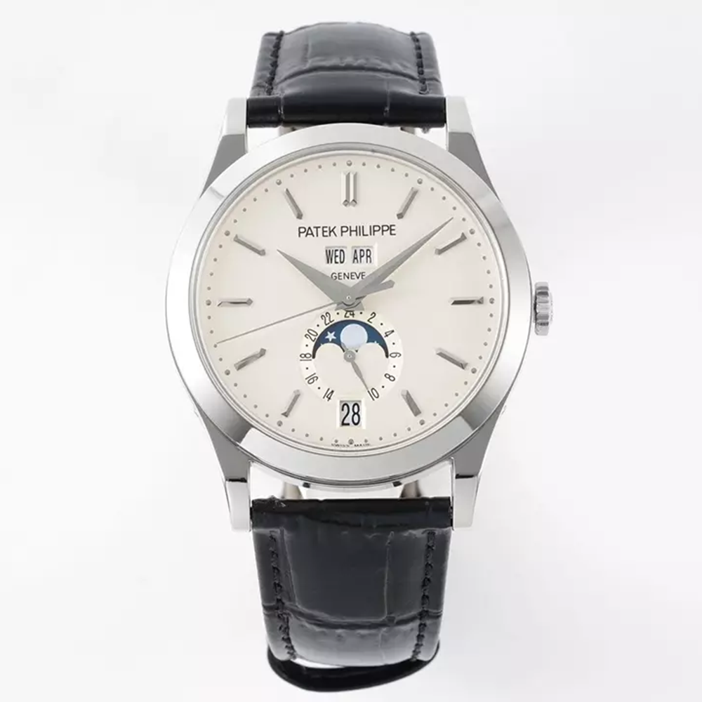 최고퀄 PP공장 파텍필립 애뉴얼 캘린더 화이트 다이얼 38.5mm 5396G