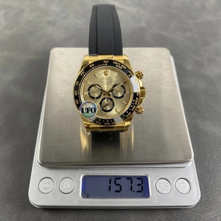 최고퀄 UFO공장 롤렉스 데이토나 티파니 다이얼 옐로우 골드 금통 40mm 126518