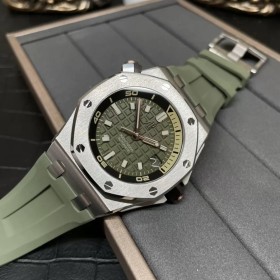 최고퀄 APS공장 오데마피게 오프쇼어 다이버 그린 다이얼 러버밴드 42mm 15720