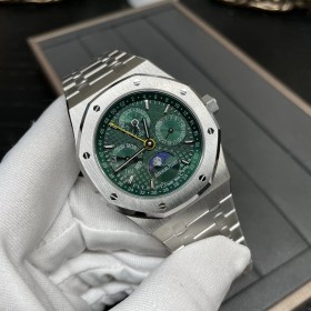 최고퀄 BBR공장 오데마피게 로얄오크 퍼페츄얼 캘린더 그린 다이얼 41mm 26754