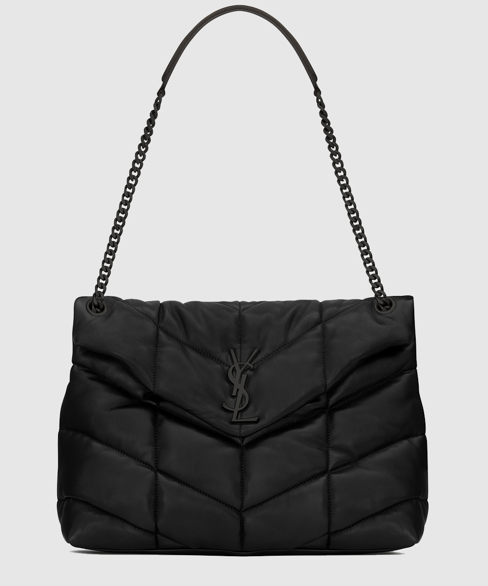 나파 퀼팅 가죽 소재 PUFFER 미디엄 577475