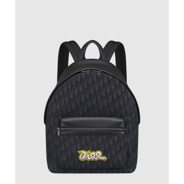 Rider 2.0 DIOR AND KAWS 지퍼 백팩 1ESBA
