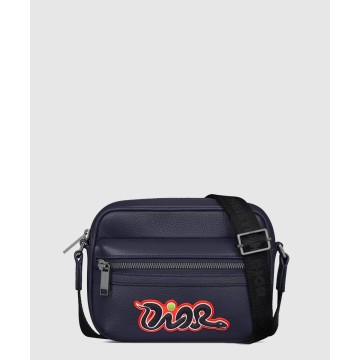 Rider 2.0 DIOR AND KAWS 미니 지퍼 메신저백 2ESWS