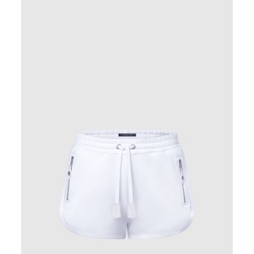가죽 액센트 조깅 반바지