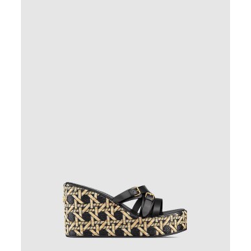 L Amazone Dior 웨지힐 뮬 KCO26