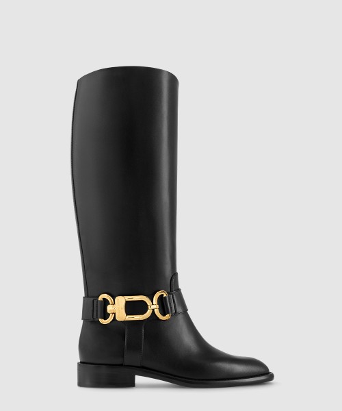 웨스트사이드 플랫 하이 부츠 1ACAYL