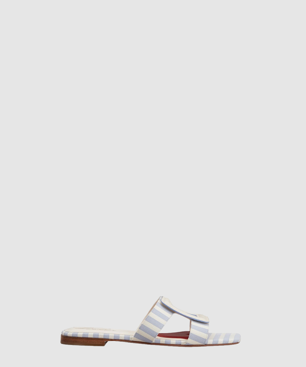 Stitching Buckle플랫 발레리나 6703