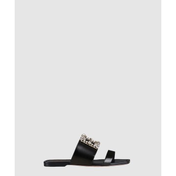 Broche Vivier크리스탈 버클 뮬 5043