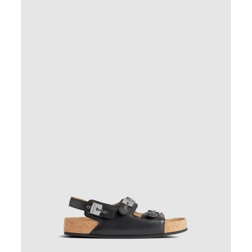 Scholl X Balenciaga 가죽 플랫 샌들 827432