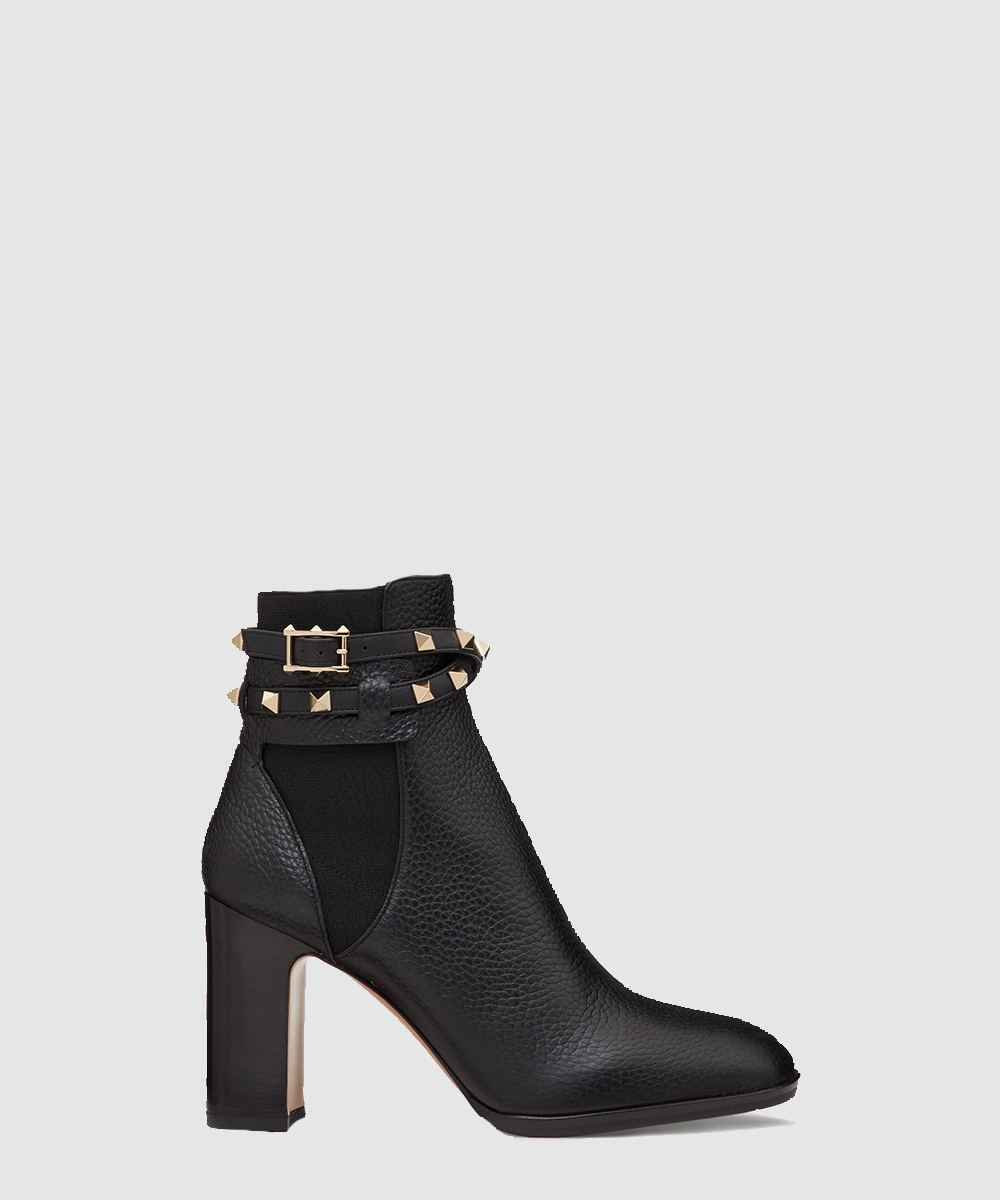 Rockstud 송아지 가죽 부츠 ZW2S0P