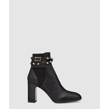 Rockstud 송아지 가죽 부츠 ZW2S0P