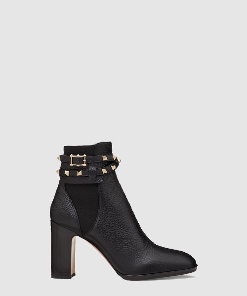 Rockstud 송아지 가죽 부츠 ZW2S0P