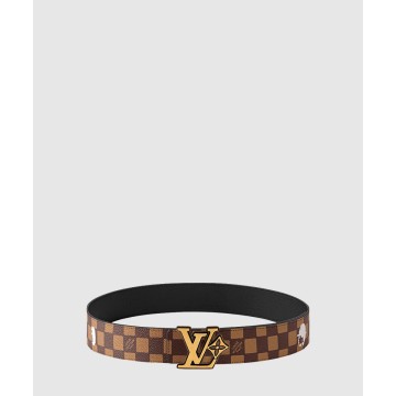 LV 플라워 다미에 프렌드십 (LV Flower Damier Phriendship) 리버서블 벨트 M4431T