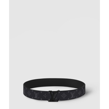 LV 이니셜 매트 블랙 벨트 M0449U
