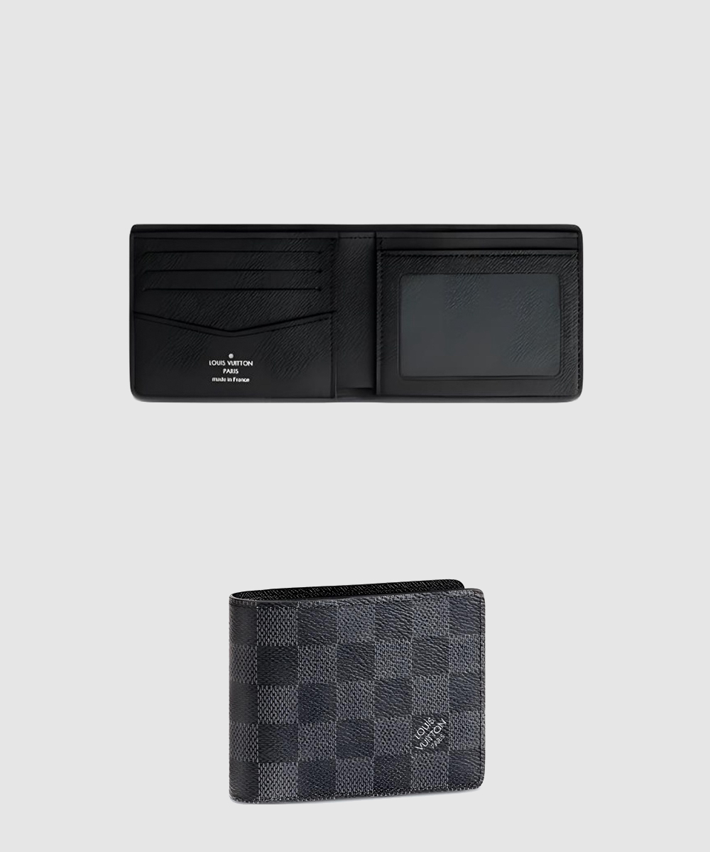 슬렌더 아이디 월릿 다미에 그라파이트 캔버스 N64002