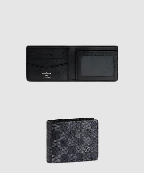 슬렌더 아이디 월릿 다미에 그라파이트 캔버스 N64002