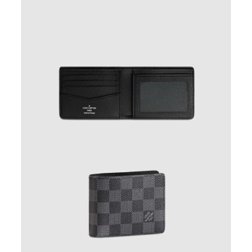 코팅 캔버스 지갑 M64002