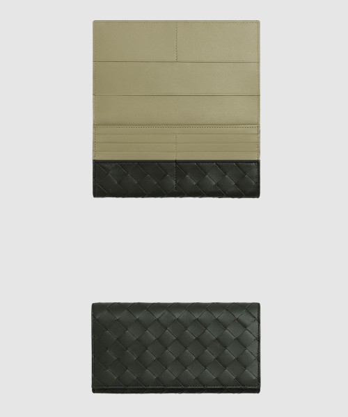 동전 지갑을 갖춘 인트레치아토 장지갑 749438